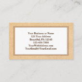 Ecclesiastes 3:11 Hij heeft eeuwigheid in het hart Visitekaartje (Achterkant)