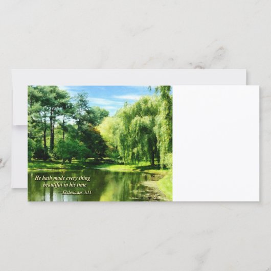 Ecclesiastes 3 11 Hij maakte alles Beautifu (Voorkant)