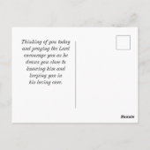 Ecclesiastes 3 11 Hij plaatst de Eternity in het h Briefkaart (Achterkant)