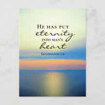 Ecclesiastes 3 11 Hij plaatst de Eternity in het h