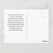 Ecclesiastes 3 11 Hij plaatst de Eternity in het h Briefkaart (Achterkant)