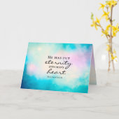 Ecclesiastes 3 11 Hij plaatst de Eternity in het h Kaart (Gele Bloem)