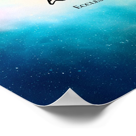 Ecclesiastes 3 11 Hij plaatst de Eternity in het h Poster (Hoek)