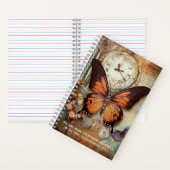 Ecclesiastes 3:11 Journal Butterfly Clock Notebook Notitieboek (Binnen)