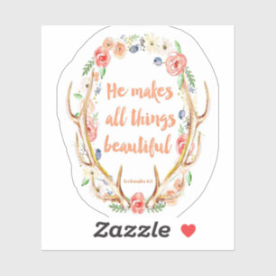 Ecclesiastes 3:11 sticker