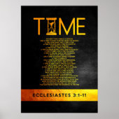 Ecclesiastes 3:1-11 Bijbelversie Poster (Voorkant)