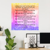 Ecclesiastes 3:1-8 poster (Thuiskantoor)