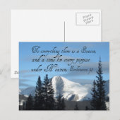 Ecclesiastes 3:1 briefkaart (Voorkant / Achterkant)