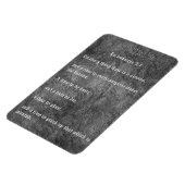 Ecclesiastes 3:1 Noodlijdende verouderde textuur G Magneet (Linkerzijde)