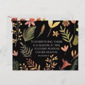 Ecclesiastes 3:1 Op alles is er een seizoen, Briefkaart (Voorkant / Achterkant)
