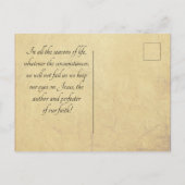 Ecclesiastes 3:1 Op alles is er een seizoen, Briefkaart (Achterkant)