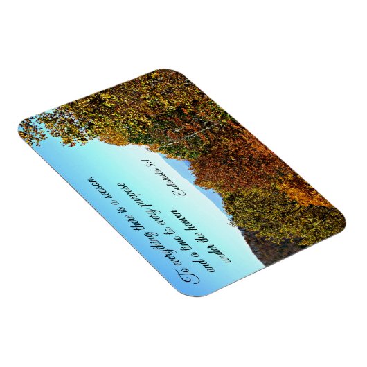 Ecclesiastes 3:1 Op alles is er een seizoen.. Magneet (Rechterzijde)