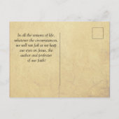 Ecclesiastes 3:4 A time to weep, A time to lacht, Briefkaart (Achterkant)