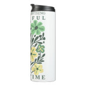 Ecclesiastes Beautiful Floral Design Thermosbeker (Geroteerd rechts)