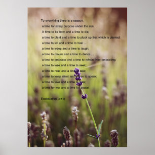 Ecclesiastes Verse Poster