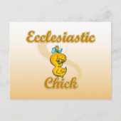 Ecclesiastic Chick Briefkaart (Voorkant)
