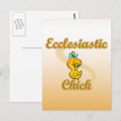 Ecclesiastic Chick Briefkaart (Voorkant / Achterkant)