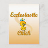 Ecclesiastic Chick Briefkaart (Voorkant)