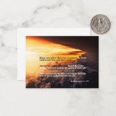 Ecclesiasticus 11 v 7-9 Stop, kijk, luister! Notitiekaartje (Voorkant / Achterkant in situ)