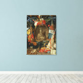 Ecclesie Omringd door Symbolen van Vanity Canvas Afdruk (Insitu (Houten vloer))