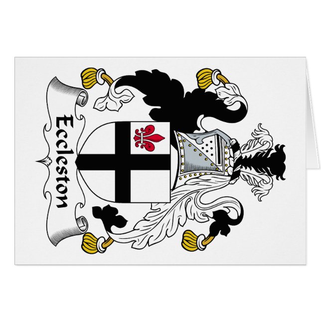 Eccleston Family Crest (Voorkant Horizontaal)