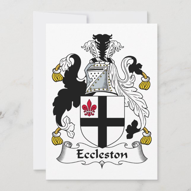 Eccleston Family Crest (Voorkant)