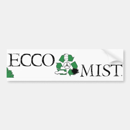 Ecco Mist Bumpersticker (Voorkant)