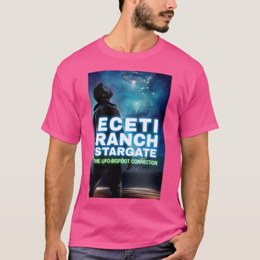 Eceti Ranch Stargate De UFO Bigfoot-verbinding T-shirt (Voorkant)