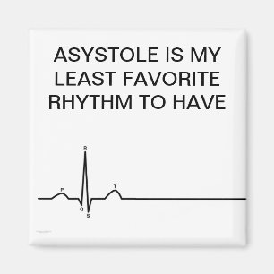 ECG, ASYSTOLE IS MIJN MINST FAVORIETE RITME... MAGNEET