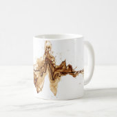 ECG Coffee Stain Art Nursing Koffiemok (Voorkant rechts)