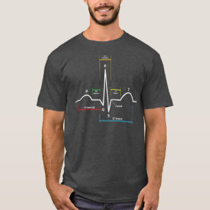ECG EKG Heartbeat T-shirt