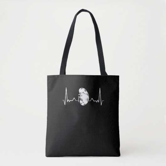 ECG hartslag dialyse tech verpleegkundige - nier Tote Bag (Voorkant)