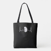 ECG hartslag dialyse tech verpleegkundige - nier Tote Bag (Achterkant)
