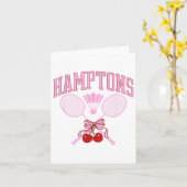 ECG Heartbeat Badminton Player Shuttle Sports Sams Kaart (Gele Bloem)