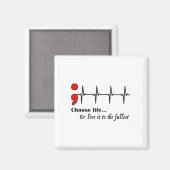 ECG Semicolon Suicide Awareness Prevention Magneet (Voorkant / Achterkant)