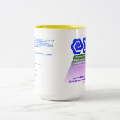 ECG SIP-anomalies Tweekleurige Koffiemok (Center)