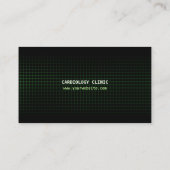 ECG-visitekaartje met pulshartslag Visitekaartje (Achterkant)