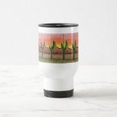 ECG-woestijnlandschap op reisscherm Reisbeker (Center)