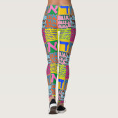 Echad Pop ARt Leggings (Achterkant)