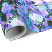 Echanicea in blauw.... cadeaupapier (Rol Hoek)