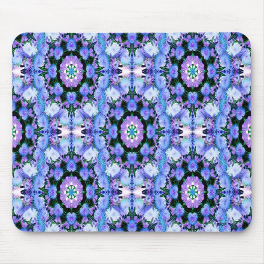 Echanicea in blauw.... muismat (Voorkant)