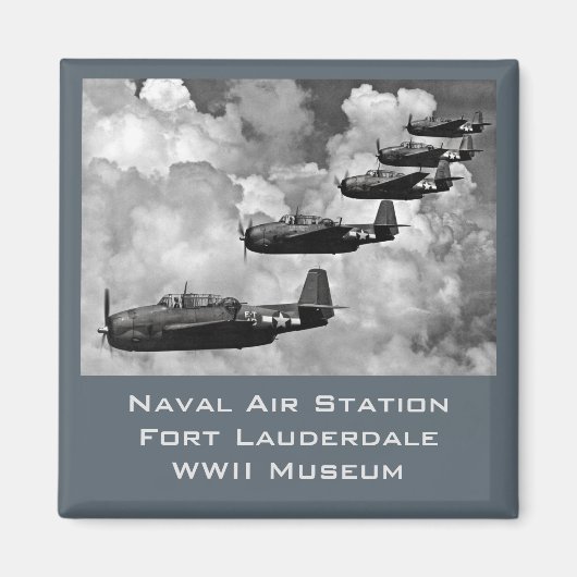 Echelon van vliegtuigen magneet (Voorkant)