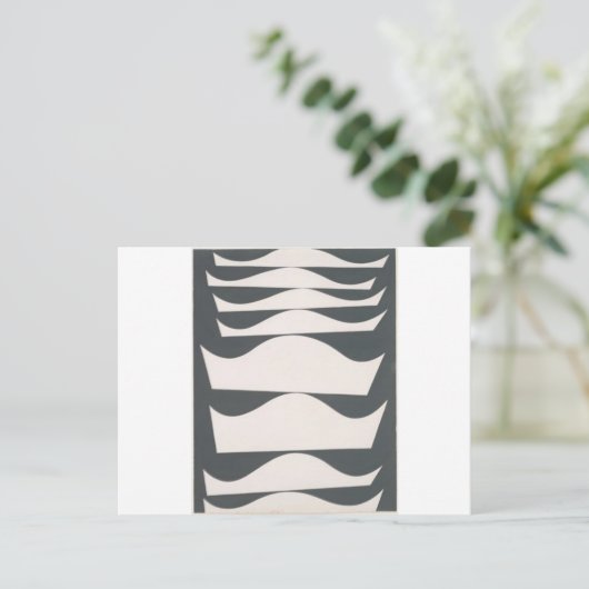 Echelonnement desaxe door Sophie Taeuber-Arp Briefkaart (Staand voorkant)