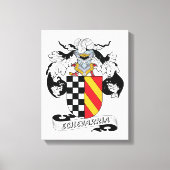 Echevarria Family Crest Canvas Afdruk (Voorkant)