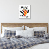 Echevarria Family Crest Canvas Afdruk (Insitu (Slaapkamer))