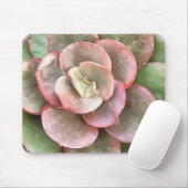 Echeveria Cactus Succulent Acrylverf Muismat (Met muis)