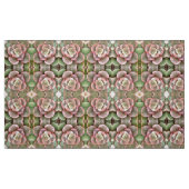 Echeveria Cactus Succulent Acrylverf Stof (Fat Quarter)