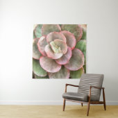 Echeveria Cactus Succulent Acrylverf Wandkleed (In situ)