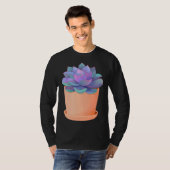 Echeveria Perle von Nurnberg Succulent Plan Women T-shirt (Voorkant volledig)