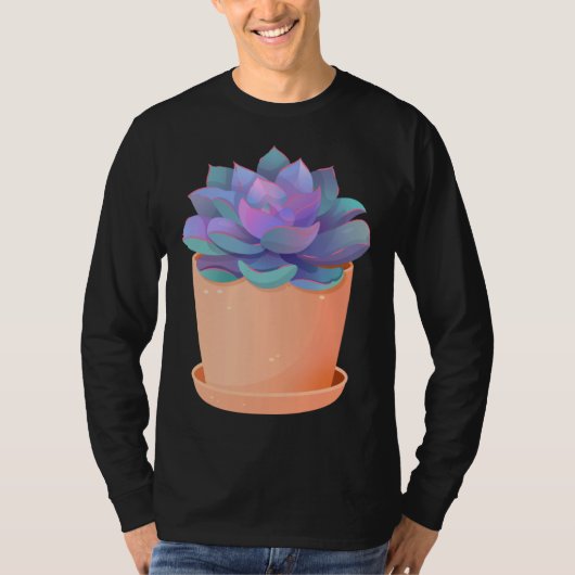 Echeveria Perle von Nurnberg Succulent Plan Women T-shirt (Voorkant)